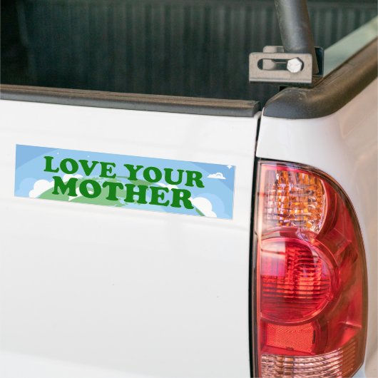 Hou van je Moeder Aarde Dag Planeet Milieu Bumpersticker (Op Truck)