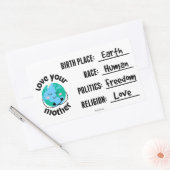 HOU VAN JE MOEDER (AARDE) STICKER (Envelop)