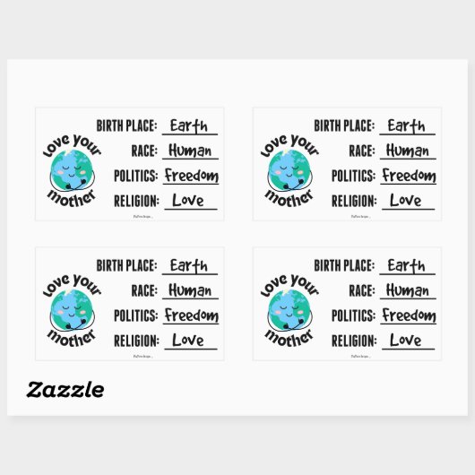 HOU VAN JE MOEDER (AARDE) STICKER (Vel)