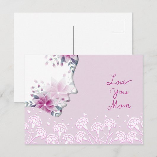 Hou van je moeder briefkaart (Voorkant / Achterkant)