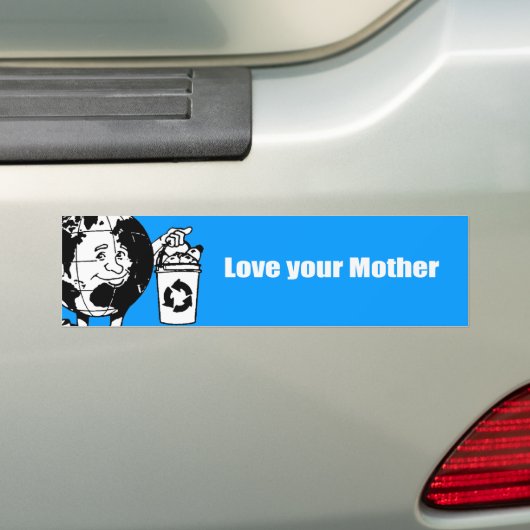 Hou van je moeder bumpersticker (Op auto)