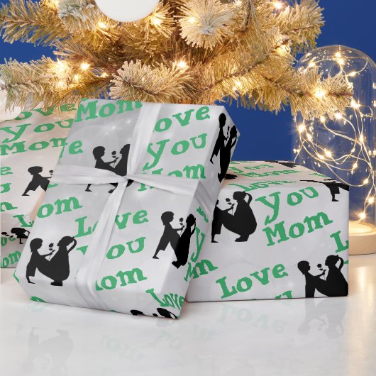 Hou van je moeder cadeaupapier (Feestdagen)