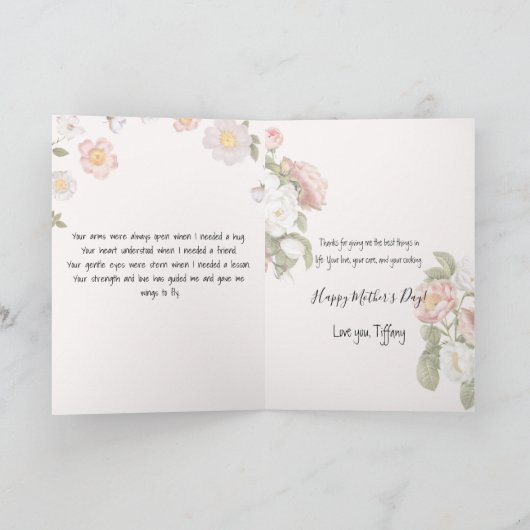 Hou van je moeder, Dogwood en Rozen Kaart (Binnen)