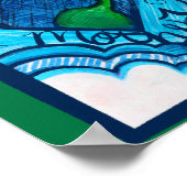 Hou van je moeder Earth Day Heart Earthy Poster (Hoek)