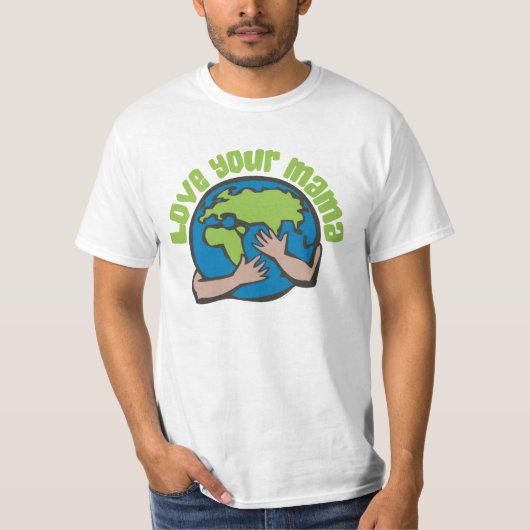 Hou van je moeder klimaatverandering, sparen plane t-shirt (Voorkant)