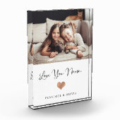 Hou van je moeder | Manuscript en hart Fotoblokken (Links)