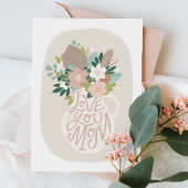 Hou van je moeder. Moederdag voor spoelfloretterin Feestdagenkaart