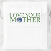 hou van je moeder rechthoekige sticker (Tas)