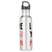 Hou van je moeder Roestvrij stalen flesje Waterfles (Achterkant)