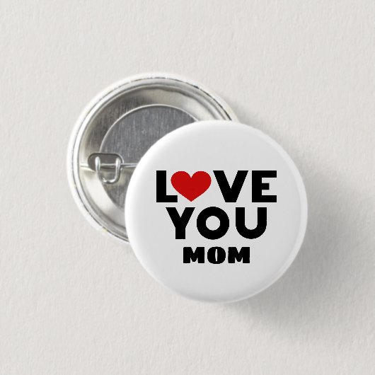 Hou van je moeder ronde button 3,2 cm (Voorkant /achterkant)