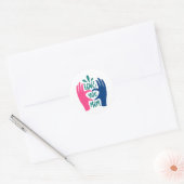 Hou van je moeder ronde sticker (Envelop)