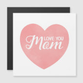 Hou van je moeder tekst, moederdag roze hart (Voorkant / Achterkant)