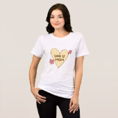 Hou van je moeder Tri-Blend shirt (Voorkant volledig)