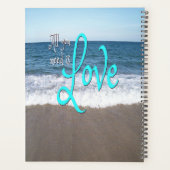 Hou van je, moeder verfraaid mooie bloemen 4 foto planner (Achterkant)