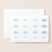 Hou van je Monarch outline Folie Kaarten (Met envelop)