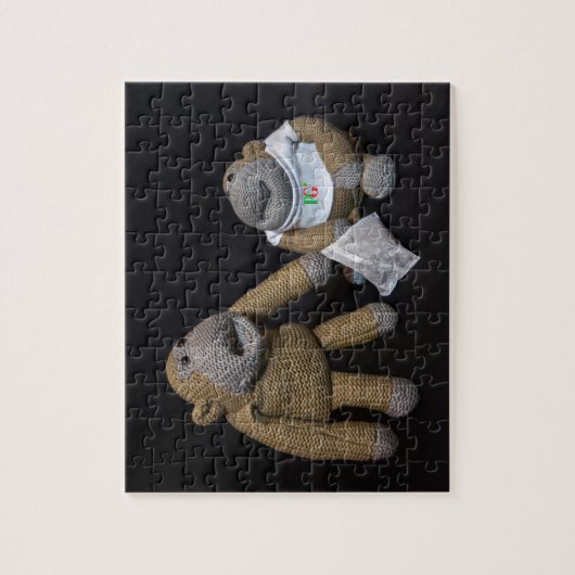 Hou van je Mrs Monkey Legpuzzel (Verticaal)