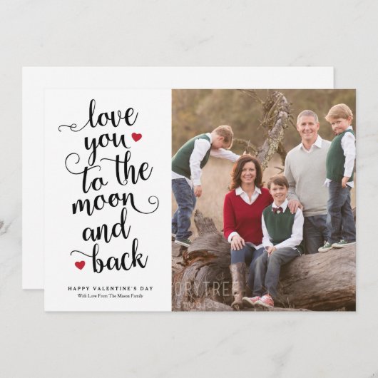 Hou van je naar de maan en terug (Voorkant / Achterkant)