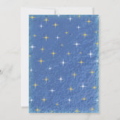 Hou van je naar de maan en terug baby shower nodig kaart (Achterkant)