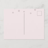 Hou van je naar de maan en terug! Cute Rabbits Briefkaart (Achterkant)