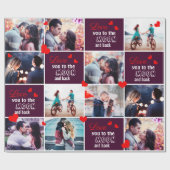 Hou van je naar de maan en terug foto inpakpapier (Vlak)