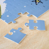 Hou van je naar de maan en terug legpuzzel (Zijkant)