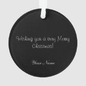 Hou van je naar de maan en terug ornament (achterkant)