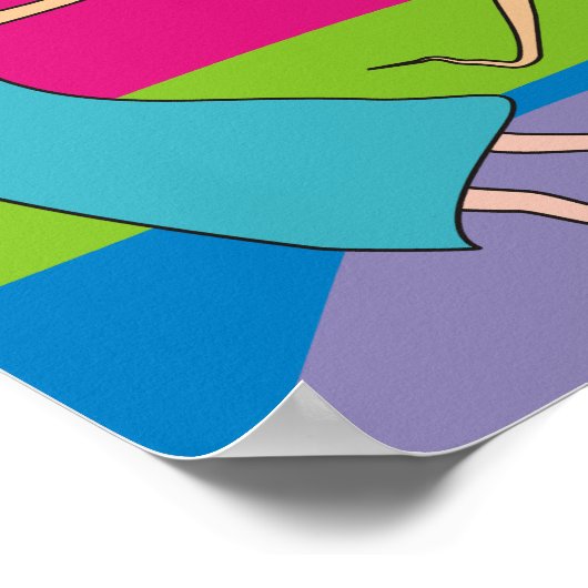 Hou van je naar de maan en terug poster (Hoek)