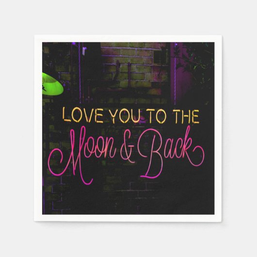 Hou van je naar de maan en terug servet (Voorkant)
