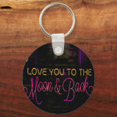 Hou van je naar de maan en terug sleutelhanger (Voorkant)