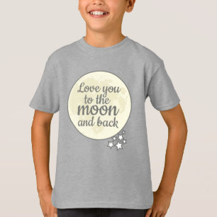 Hou van je naar de maan en terug t-shirt
