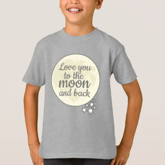 Hou van je naar de maan en terug t-shirt