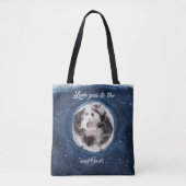 Hou van je naar de maan en terug tote bag (Voorkant)