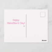 Hou van je naar de maan en terug! Valentijnsdag Briefkaart (Achterkant)