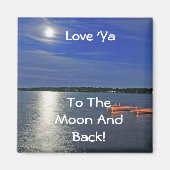 Hou van je naar de maan magneet (Voorkant)