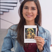 Hou van je naar de maan, reisposter aanpasbaar briefkaart