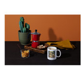 Hou van je naar de maan, reisposter aanpasbaar koffiemok