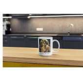 Hou van je naar de maan, reisposter aanpasbaar koffiemok