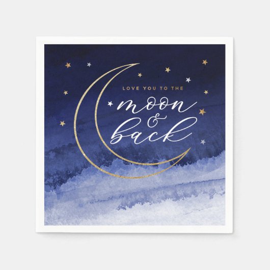 Hou van je naar de maan & terug papier servet (Voorkant)