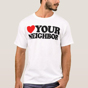 Hou van je Naaste Christelijk Geloof Gelovige Jezu T-shirt