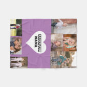 Hou van je Nana in een hart Fleece Deken (Voorkant (Horizontaal))