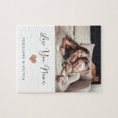 Hou van je Nana | Uw foto met script en hart Legpuzzel (Horizontaal)