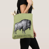 Hou van je nationale parken Buffalo Tote Bag (Dichtbij)