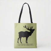 Hou van je nationale parken Elk Tote Bag (Voorkant)
