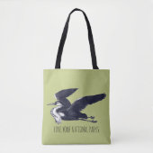 Hou van je nationale parken Grey Heron Tote Bag (Voorkant)