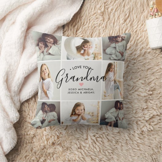 Hou van je oma 16-foto kussen (Deken)