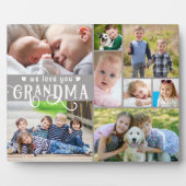 Hou van je oma 8 Aangepaste kleuren fotoCollage Fotoplaat (Voorkant)