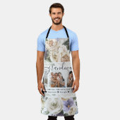 Hou van je oma | Floral Drie Foto-collage Schort (Gedragen)