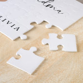 Hou van je oma | Foto en script en hart Legpuzzel (Zijkant)