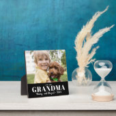 Hou van je Oma Foto Familie Modern Keepsake Fotoplaat (Insitu)