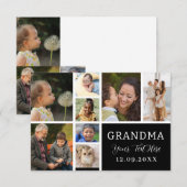 Hou van je oma | Fotocollage en tekst RSVP Ca Kaartje (Voorkant / Achterkant)